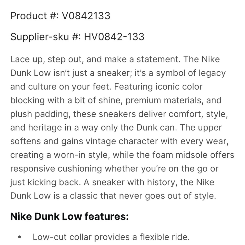 Nike Dunk Low - Wmns Size 8/Men’s 6.5 - Picture 7 of 7